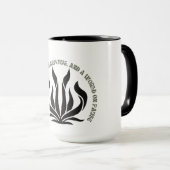 Black & White Quote Mug マグカップ (正面右)