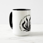 Black & White Quote Mug マグカップ (正面左)