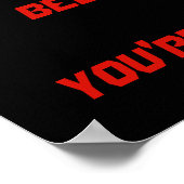 Black White Red Pop Art Basketball Poster ポスター (角)