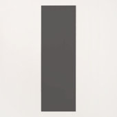 Black White Toile Floral Pattern Custom Name ヨガマット (裏面)