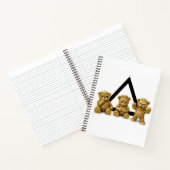 Black & White Triangle Design | Powerof3Brand ノートブック (内部)