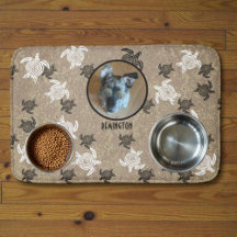 Black White Tribal Art Sea Turtles Custom Photo