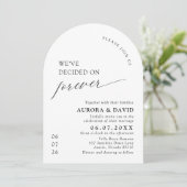 Black & White We Decided On Forever 結婚's 招待状 (スタンド正面)