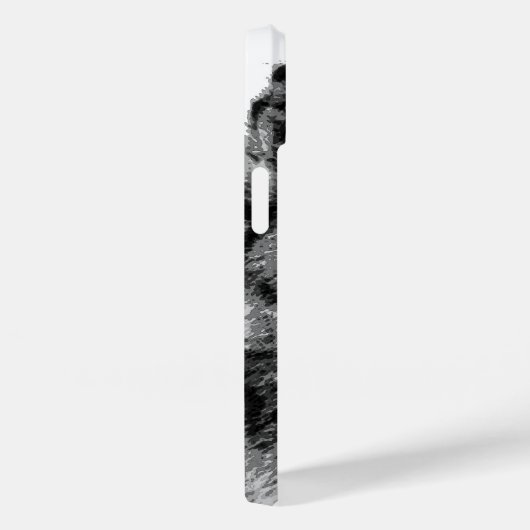 Black & White Wolf Eyes Case-Mate iPhoneケース (裏面 / 右)