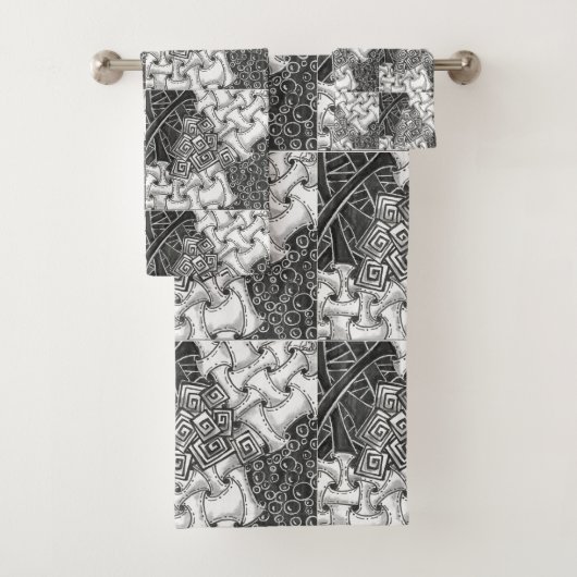 Black & White Zen Towel Set バスタオルセット (インサイチュ)