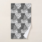 Black & White Zen Towel Set バスタオルセット (ハンドタオル)