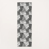 Black & White Zen Yoga Mat ヨガマット (正面)