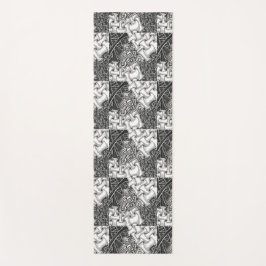 Black & White Zen Yoga Mat ヨガマット