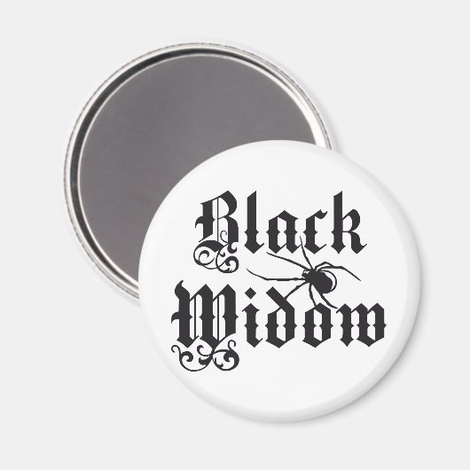 Black widow マグネット (正面/裏面)