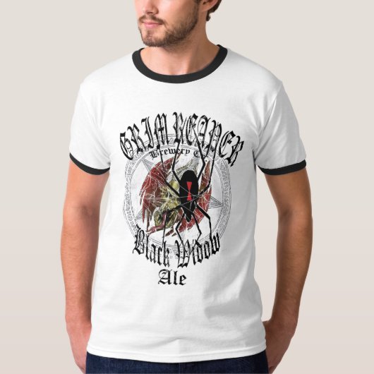 BLACK-WIDOW-ALE Tシャツ (正面)
