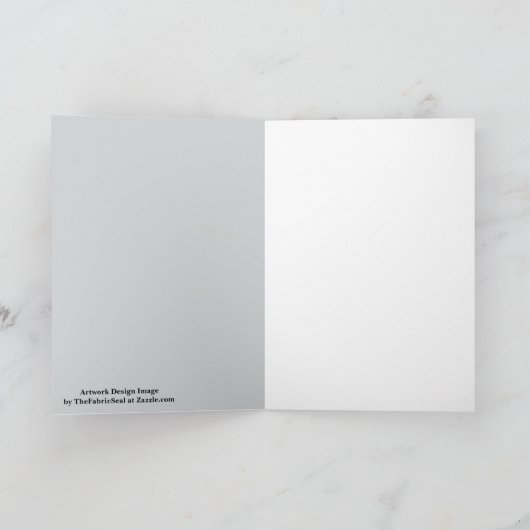 Black Widow Spider And Spiderweb Drawing Art カード (内部)