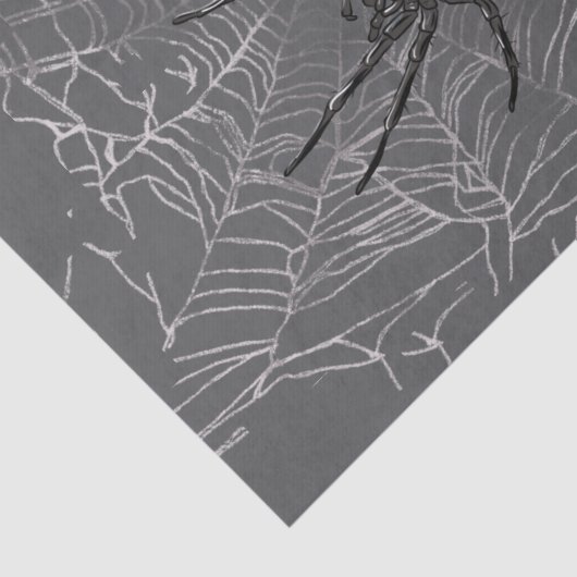 Black Widow Spider And Spiderweb Drawing Art 薄葉紙 (詳細)