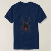 Black Widow Spider  Tシャツ (デザイン正面)