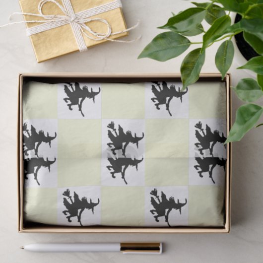 Black Witches Checkered 薄葉紙 (ギフト)