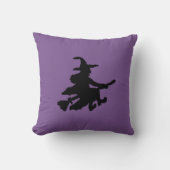 Black Witches on Purple クッション (正面)