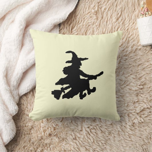 Black Witches on Yellow クッション (ブランケット)