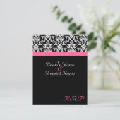 Black with Pink Passion 結婚's Matching RSVP (スタンド正面)