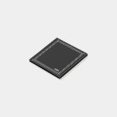 Black with white frame ポストイット (アングル)