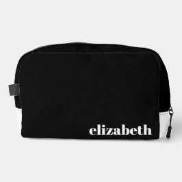 Black with White Name ドップキット