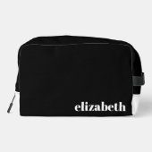 Black with White Name ドップキット (裏面)