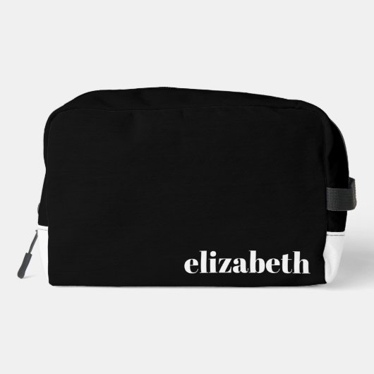 Black with White Name ドップキット (裏面)