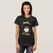Black Woman CNA Life Emergency Nurse Assitant Firs Tシャツ (正面フル)