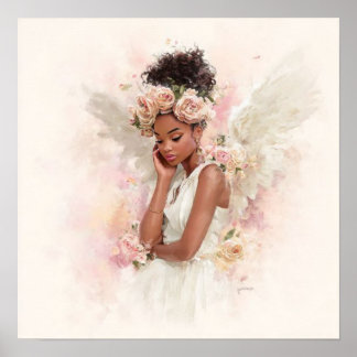 Black Woman Empowerment Art ポスター