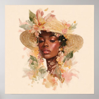 Black Woman Empowerment Art ポスター