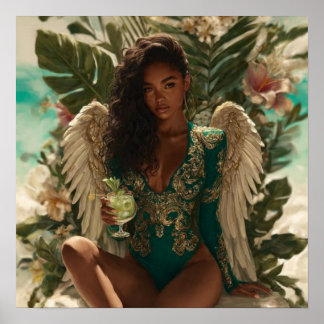 Black Woman Empowerment Art ポスター