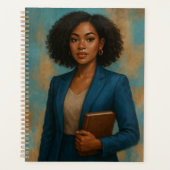 Black Woman Yearly Planner プランナー手帳 (正面)