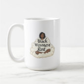 Black Women Rest コーヒーマグカップ (左)