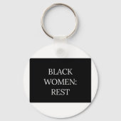 Black Women Rest Keychain キーホルダー (裏面)