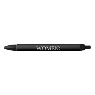 Black Women Rest Pens 黒ボールペン