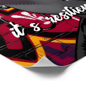 Black Women's Quote | City Skyline in Sunglasses ポスター (角)