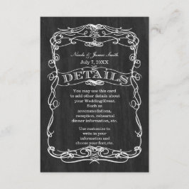 Black Wood & Whiteの結婚詳細情報 エンクロージャーカード