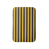 Black Yellow Horizontal Lines Geometric Bee Animal バスマット (正面縦)