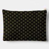 Black & Yellow Large アクセサリーポーチ (裏面)