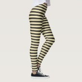 Black Yellow Stripes レギンス (右)