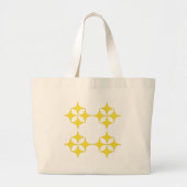 Black & Yellow Tote Bag ラージトートバッグ (正面)