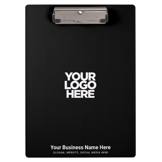 Black Your Business Logo, slogan, website クリップボード (正面)