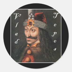 Blackadderの名前のVlad Tepes ラウンドシール