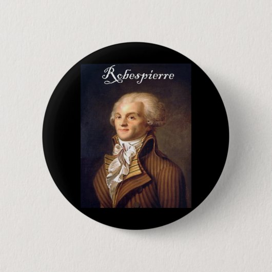 blackadderを持つRobespierre 1 缶バッジ (正面)