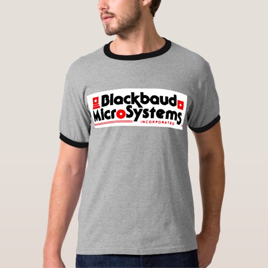 Blackbaudのマイクロシステムは信号器をきれいにします(灰色) Tシャツ (正面)