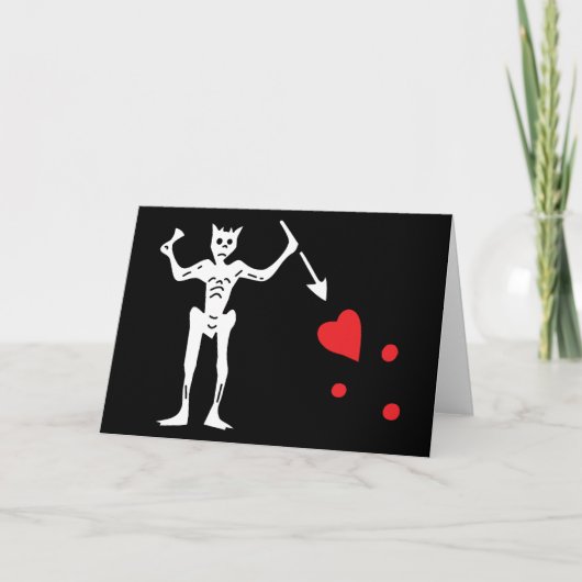 Blackbeardの海賊旗 カード (正面)