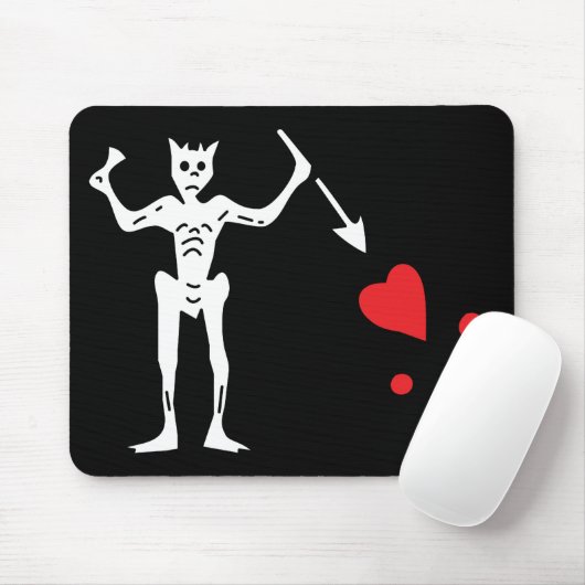 Blackbeardの海賊旗 マウスパッド (マウス)