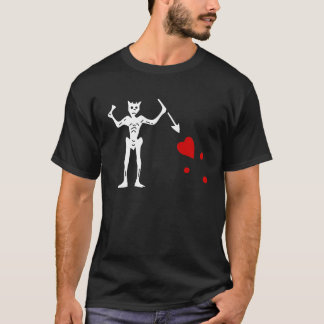 Blackbeardの海賊旗 Tシャツ