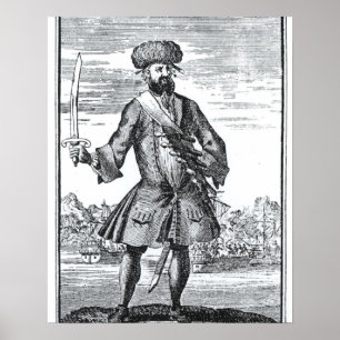 Blackbeard 「概要の歴史からの海賊、の ポスター