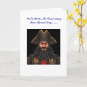 blackbeard Birt あなたは今すぐ祝った方がいいぞ... カード (黄色い花)