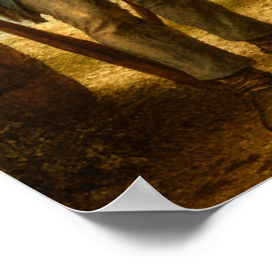 Blackbeard The Pirate With Smoking Beard ポスター (角)