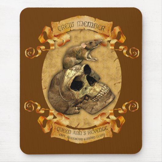 Blackbeardsの乗組員 マウスパッド (正面)
